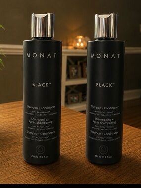 MONAT BLACK Shampoo + Conditioner Duo - Black